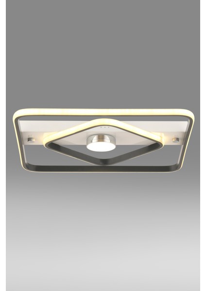 ESSLİGHT SANYA 45 CM PLAFONYER LED AVİZE 3 RENK IŞIK MODLU (BEYAZ SARI GÜN IŞIĞI) SALON OTURMA ODASI YATAK ODASI OFİS fiyatları
