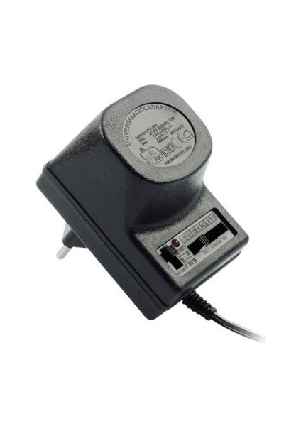 Ayarlı Ve Kademeli Adaptör / 1.5v,3v,4.5v,6v,7.5v,9v,12v Volta Kadar 500mA Ayarlı Adaptör