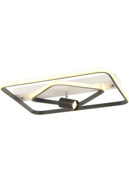 ESSLİGHT KOSTA 45 CM PLAFONYER LED AVİZE 3 RENK IŞIK MODLU (BEYAZ SARI GÜN IŞIĞI) SALON OTURMA ODASI YATAK ODASI OFİS fiyatları