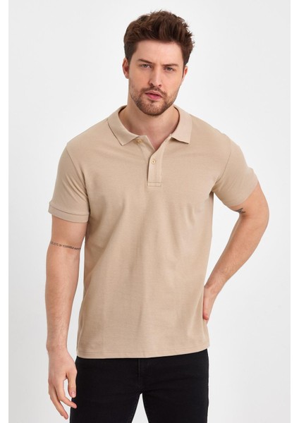 Erkek Compact Penye Polo Yaka T-Shırt modelleri