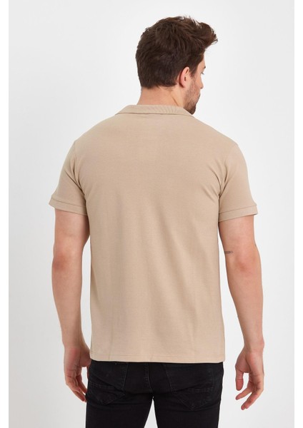 Erkek Compact Penye Polo Yaka T-Shırt fırsatları