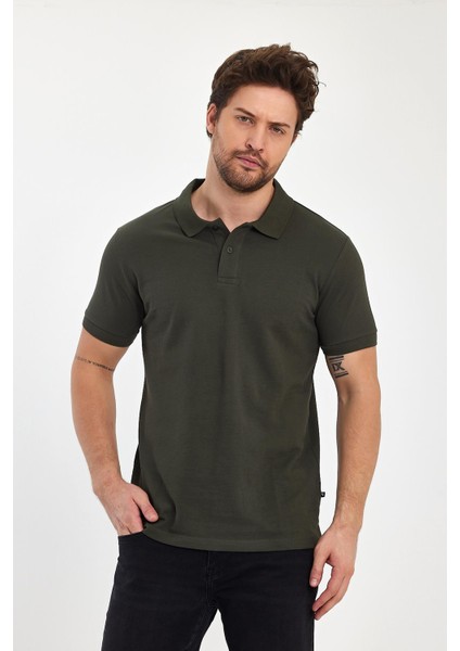 Erkek Compact Penye Polo Yaka T-Shırt