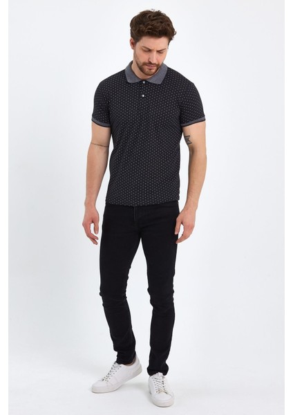 Erkek Desenli Polo Yaka T-Shırt modelleri