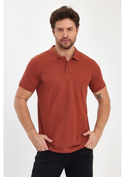 Erkek Compact Penye Polo Yaka T-Shırt