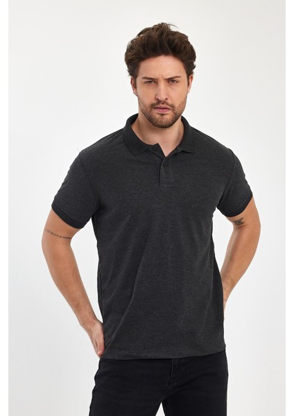 Erkek Compact Penye Polo Yaka T-Shırt