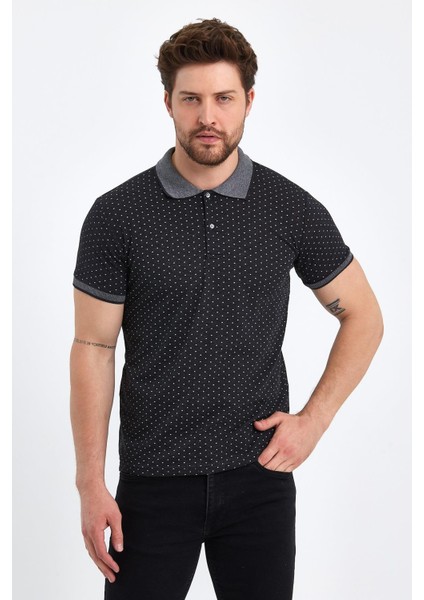 Erkek Desenli Polo Yaka T-Shırt fiyatları
