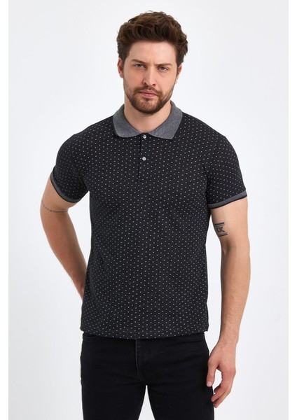 Erkek Desenli Polo Yaka T-Shırt fırsatları