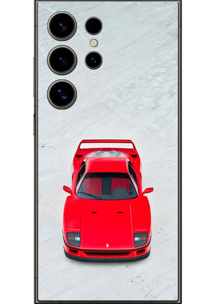 Samsung Galaxy S24 Ultra Uyumlu Şeffaf Kılıf Araba Tasarımlı 1