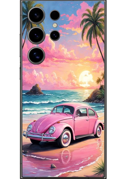 Samsung Galaxy S24 Ultra Uyumlu Şeffaf Kılıf Araba Tasarımlı 3