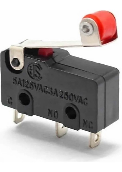 Makaralı Micro Switch Anahtar 5A 5A 250V Rulo Makara Kollu No Nc Com Spdt Sınırlayıcı Momentary