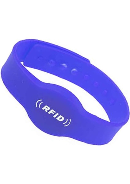 13.56MHZ Rfid Manyetik Bileklik Mavi Su Geçirmez Silikon Proximity Göstergeç 13.56 Mhz Kapı Geçiş
