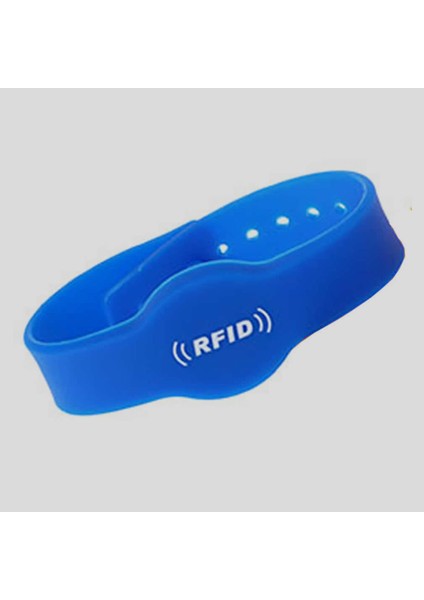 13.56MHZ Rfid Manyetik Bileklik Mavi Su Geçirmez Silikon Proximity Göstergeç 13.56 Mhz Kapı Geçiş