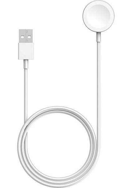 Watch Serisi Uyumlu Akıllı Saat Kablosuz Şarj 1 mt Apple 1 2 3 4 5 6 7 8 9 10 Se Ultra Mıknatslı USB