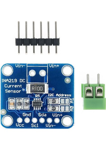 INA219 Dc Voltaj Akım Güç Izleme Sensör Modülü Çift Yönlü 26V 3A Iıc Haberleşme 12 Bit Yüksek Hassas