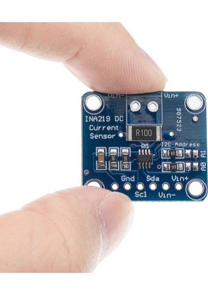 INA219 Dc Voltaj Akım Güç Izleme Sensör Modülü Çift Yönlü 26V 3A Iıc Haberleşme 12 Bit Yüksek Hassas