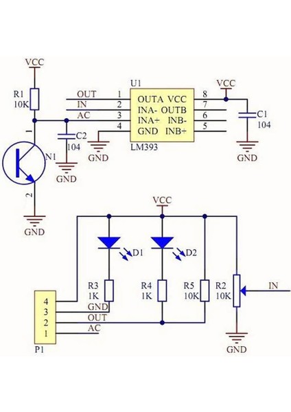 LM393 Işık Light Sensör Modülü