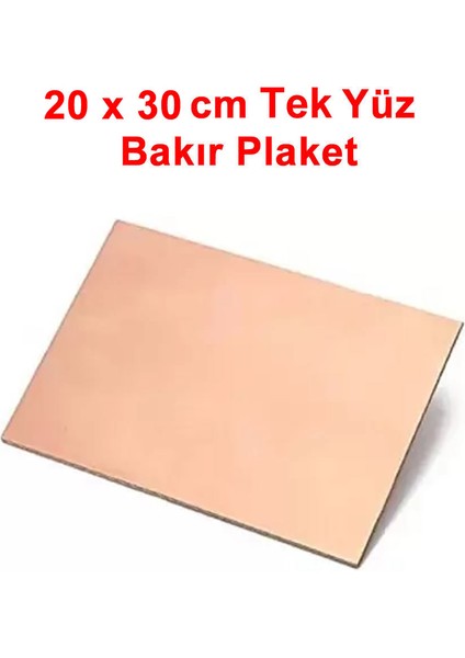 20X30CM Tek Yüz Bakır Plaket Pcb Elektronik Baskı Devre Prototip Test Deney Kartı Fr4 Kaliteli Pcb