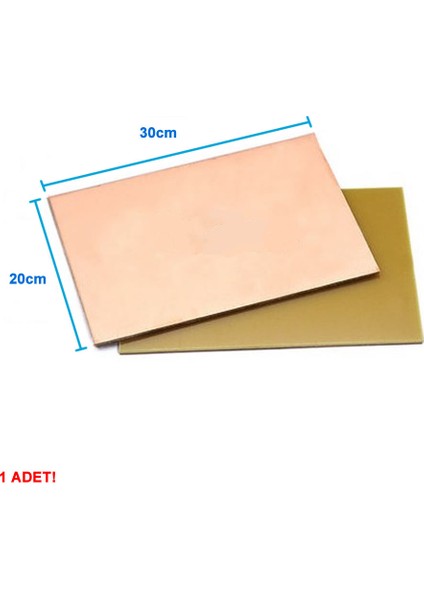 20X30CM Tek Yüz Bakır Plaket Pcb Elektronik Baskı Devre Prototip Test Deney Kartı Fr4 Kaliteli Pcb