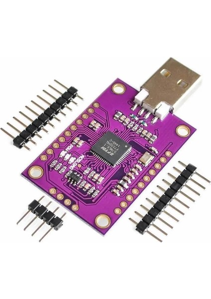 Ftdı FT232HQ USB Çevirici Modül Uart RS232 RS485 Jtag Flash Card Fifo Spı I2C Mpsse 8051
