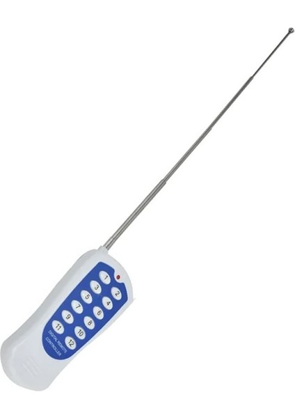 433MHZ Kablosuz Uzaktan Kumanda 12 Buton Teleskopik Anten Garaj Otomatik Kapı Kepenk Bariyer Alarm
