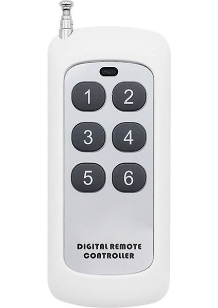 433MHZ Kablosuz Uzaktan Kumanda 6 Buton Teleskopik Anten Garaj Otomatik Kapı Kepenk Bariyer Alarm