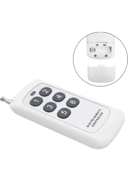 433MHZ Kablosuz Uzaktan Kumanda 6 Buton Teleskopik Anten Garaj Otomatik Kapı Kepenk Bariyer Alarm modelleri