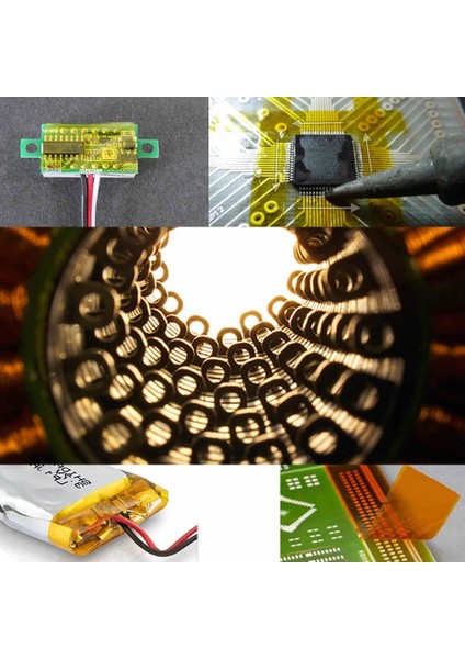 Kapton Bant 20MM x 30 Metre Yüksek Düşük Sıcaklık -73C 260C Termal Isıya Dayanıklı Güçlü Yalıtım