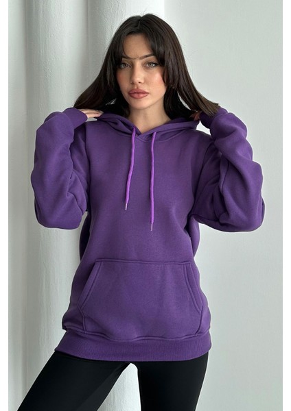 Kadın Kapüşonlu Oversize Sweatshirt fiyatları