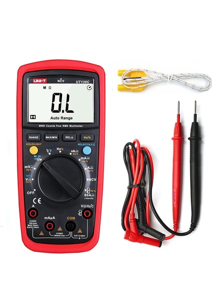 Unı-T UT139C Dijital Multimetre Ncv True Rms Voltmetre Ampermetre Ac Dc Voltaj Akım Direnç Kapasite