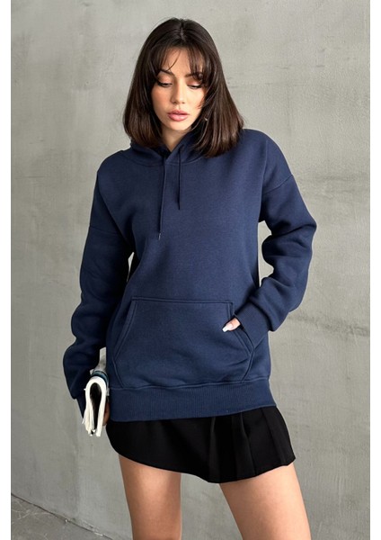 Kadın Kapüşonlu Oversize Sweatshirt modelleri