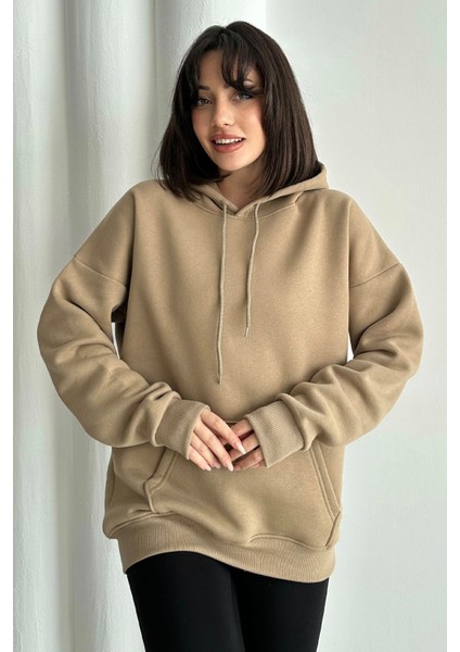 Kadın Kapüşonlu Oversize Sweatshirt fiyatları