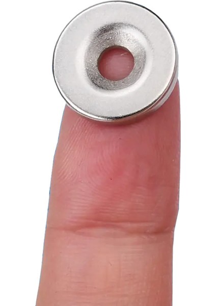 4 Adet 10MM x 3mm Yuvarlak 3mm Havşa Delikli Mıknatıs Disk Neodyum Buzdolabı Ofis Yazı Not Tahtası