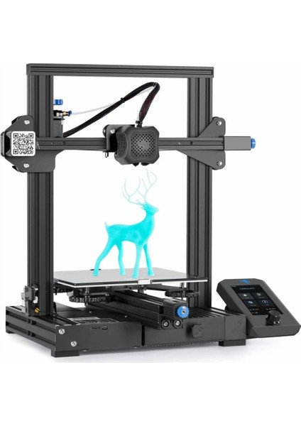 Creality Ender 3 V2 3D Yazıcı 3 Boyutlu Model Plastik Baskı Ürün Kutu Prototip Gelişmiştirme TMC2208