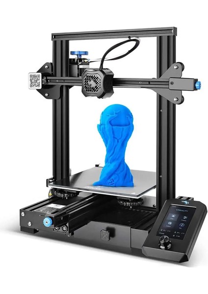 Creality Ender 3 V2 3D Yazıcı 3 Boyutlu Model Plastik Baskı Ürün Kutu Prototip Gelişmiştirme TMC2208