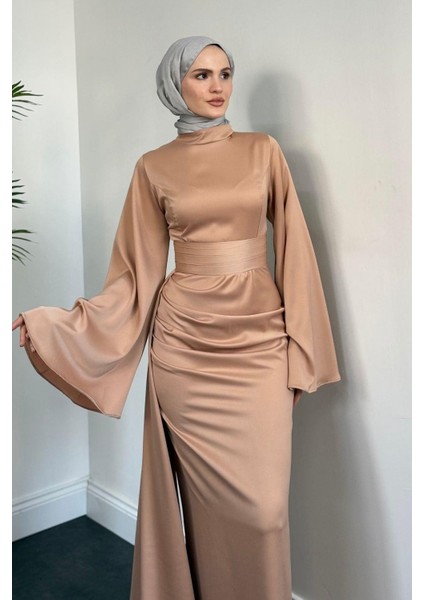 Arabella Pelerinli Saten Balık Abiye Yavru Ağzı fırsatları