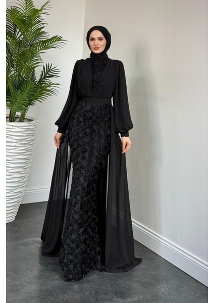 Mozella Güllü Abiye Siyah fiyatları