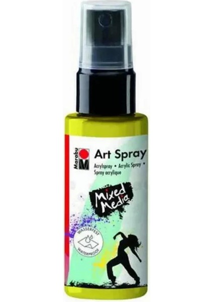 Art Spray Akrilik Sprey Boya 50 ml 020-Lemon