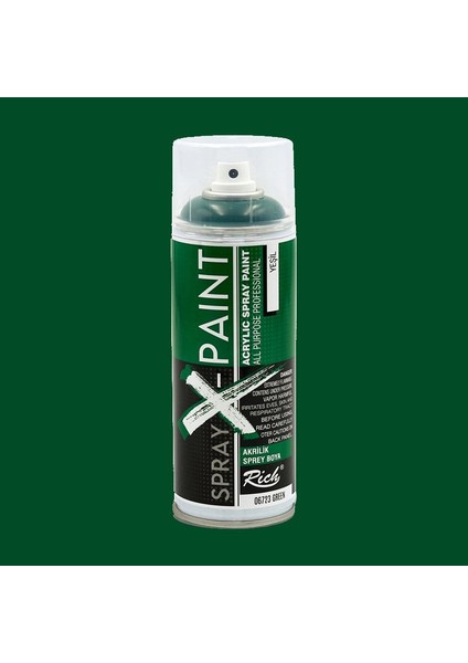 Spray X-Paint Akrilik Sprey Boya 400 ml Yeşil