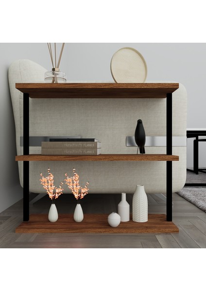 Modern Sehpa ,3 Raflı, Koltuk Yanı, Yan Sehpa , Orta Sehpa, Minimalist Kitaplık
