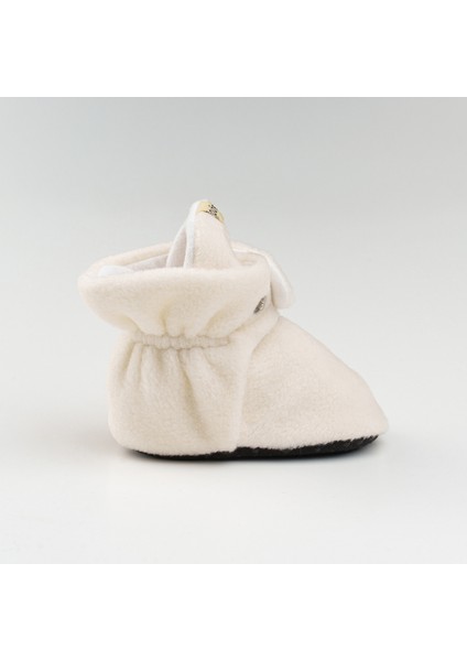 Beyaz, Organik Pamuk Astarlı, Bebek Pandufu, Kaydırmaz Tabanlı Ilk Adım Ev Patiği modelleri