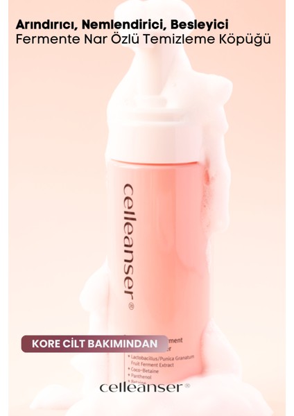Arındırıcı, Nemlendirici, Besleyici Nar Özlü Temizleme Köpüğü indirimleri