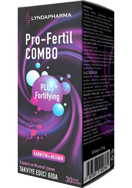 Pro Fertil Combo 30 Sachet