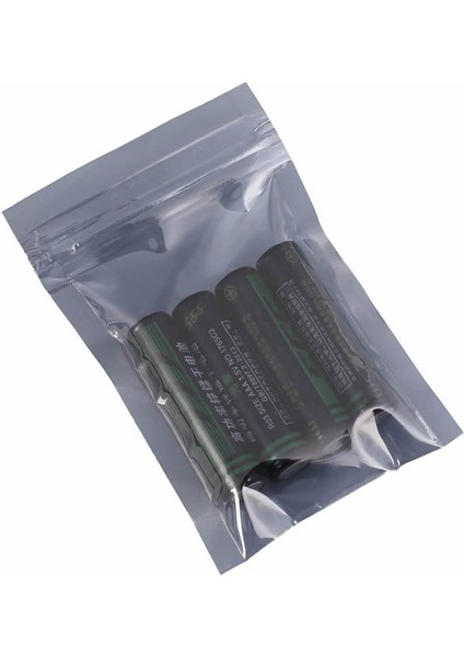 Kilitli Antistatik Poşet 6X9CM 100 Adet Şeffaf Su Toz Geçirmez Koruyucu Esd Metalize Torba