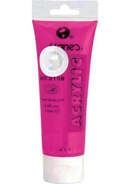Akrilik Boya 75ML Fluorescent Pink
