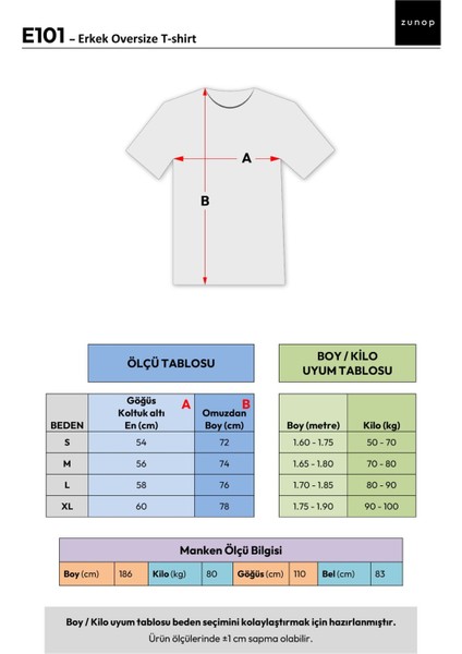 Erkek Oversize T-Shirt