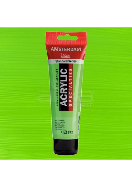 Akrilik Boya 120ML 672 Reflex Green
