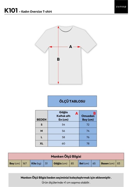 Kadın Oversize T-Shirt