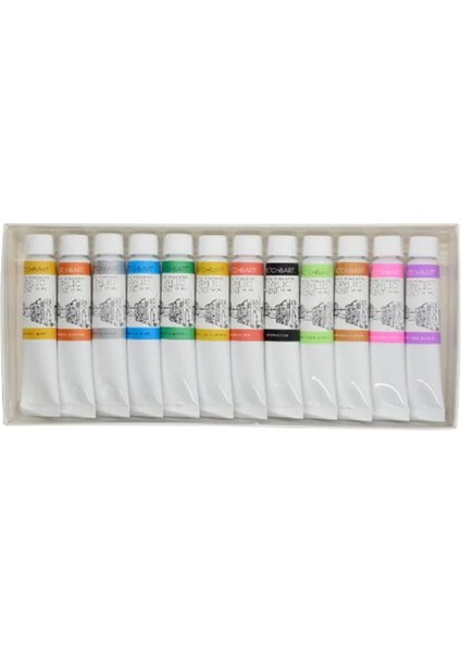 Bruno Visconti Sketch&art Akrilik Boya Metalik Renkler 12X12ML NO:70-0065