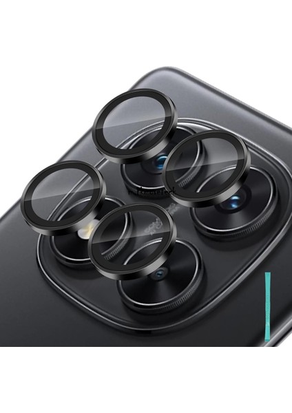 Xiaomi Redmi Note 14 Pro 5g Uyumlu Kamera Koruma Lens Koruyucu Temperli Cam Uygulama Aparatlı Kırılmaz Camı