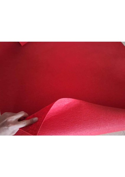 Fuar Halısı Rip Halı Duvardan Duvara Halıfleks 1 x 1 Metre KIRMIZI Ucuz Rip Halıflekx
